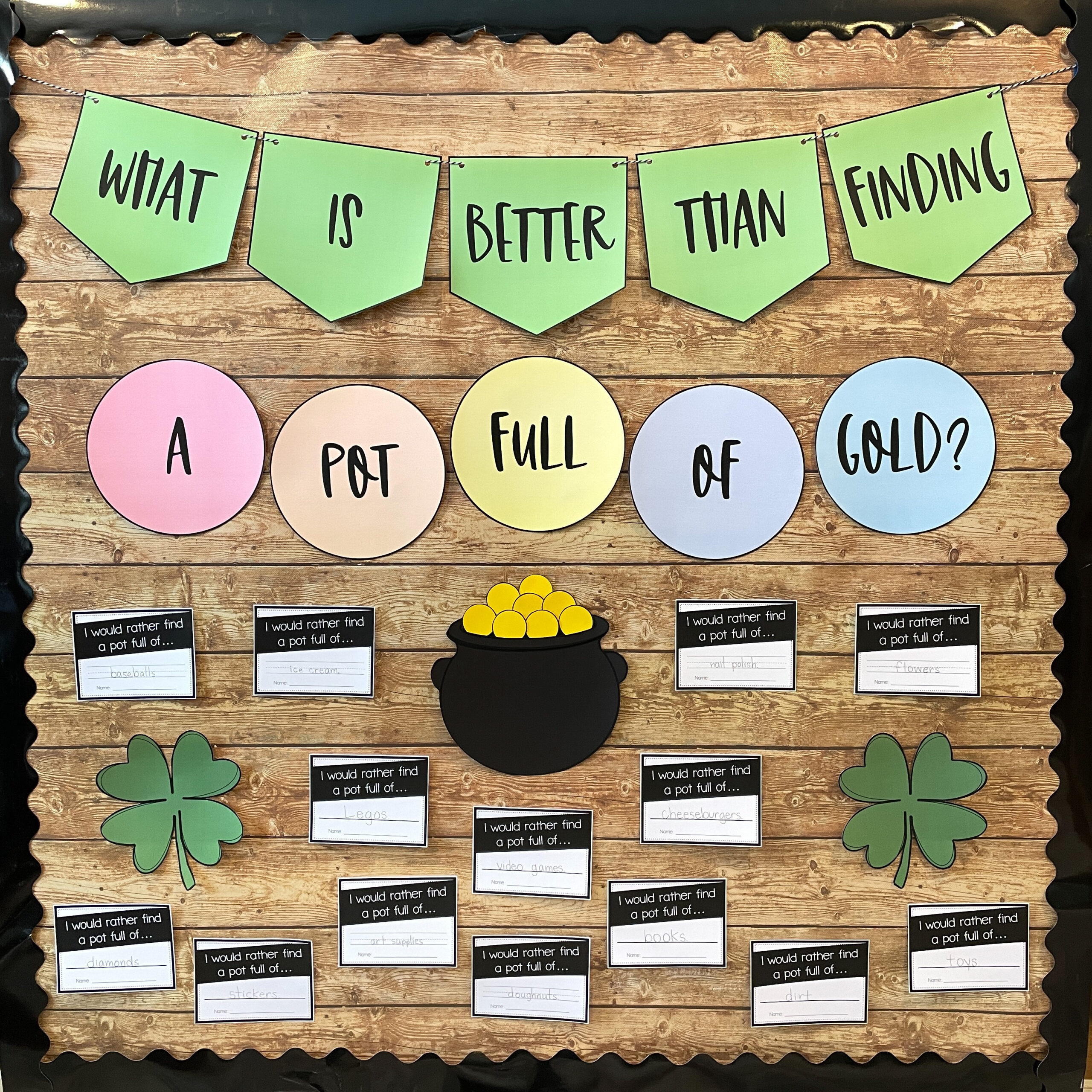 st paddys day bulletin boards preschool